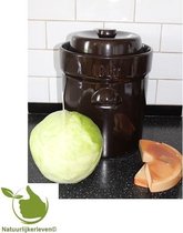 Pot de choucroute 10 litres avec pierres de lestage
