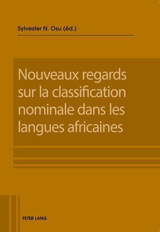 Nouveaux regards sur la classification nominale dans les lan ... - cover