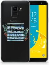 Geschikt voor Samsung Galaxy J6 2018 Uniek TPU Hoesje Boho Beach