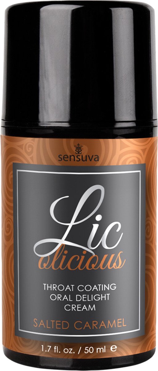 Goedkoopste Sensuva - Lic-o-licious - Gezouten Caramel - Oral Delight Cream - 50 ml - Stimulerend supplement
