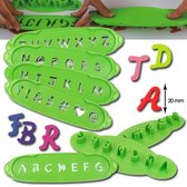 Martellato uitstekerset "letters alfabet" klein