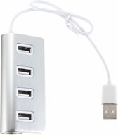 USB splitter HUB - USB hub 4-poorts - USB 2.0 4-ports aluminium hub - DisQounts