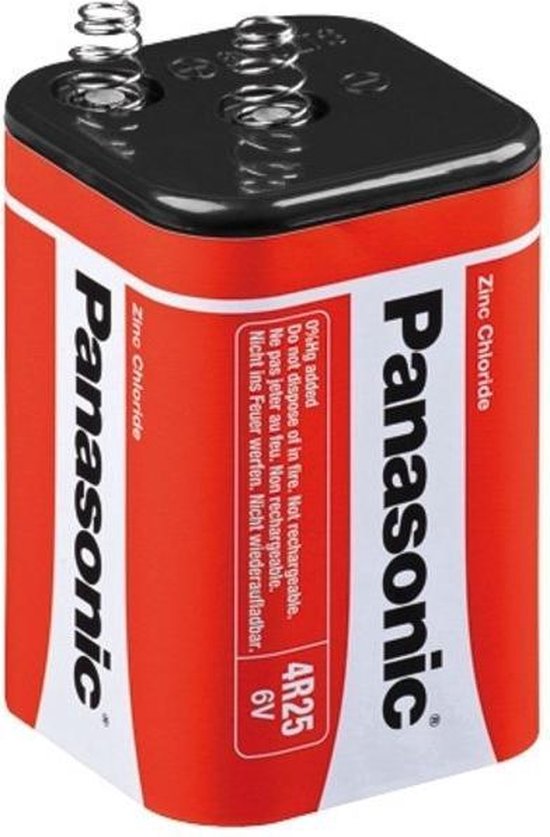 4R25 - RL996 Blokbatterij 6V Panasonic | bol.com