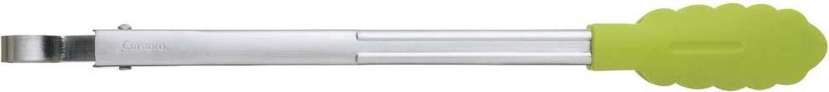 Cuisipro serveertang - met silicone - 24 cm - appelgroen