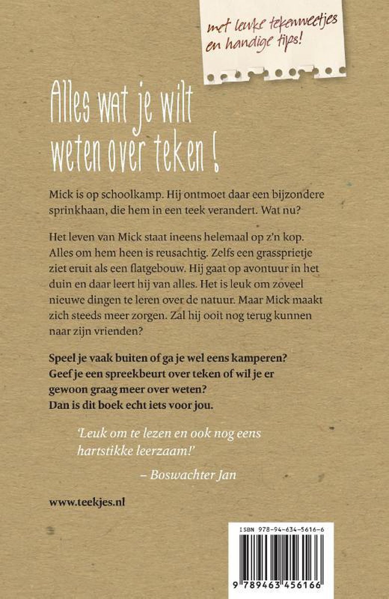 Vampie & Tick - back cover