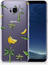 Geschikt voor Samsung Galaxy S8 Plus TPU siliconen Hoesje Design Banana Tree