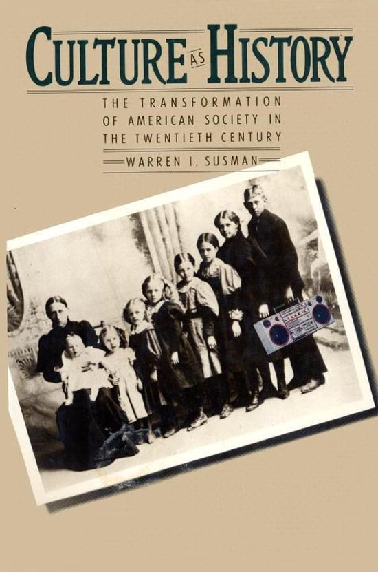CULTURE AS HISTORY - cover