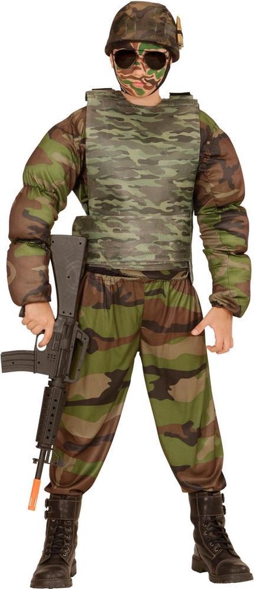 Camouflage vest voor kinderen - Verkleedkleding - One Size | bol.com