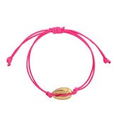 Roze schelp armband - Armbanden - By Cleo
