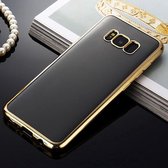 Plating Bumper Soft Flexible hoesje Samsung Galaxy S8 Plus goud