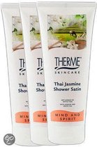 Therme Satin Shower Thai Jasmine - Douchegel - 3 x 200 ml - Voordeelverpakking