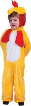 Funny Fashion - Kip & Haan & Kalkoen & Kuiken & Eend Kostuum - Tok Tok Tok Piep Kuiken Kind Kostuum - geel - Maat 140 - Carnavalskleding - Verkleedkleding