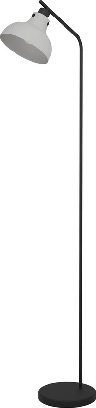 Lampadaire EGLO Matlock - E27 - 158 cm - Grijs/ Zwart - Acier