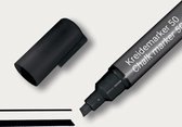 Sigel krijtstift - beitelpunt - 1-5mm - zwart - SI-BA180