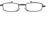Noci Eyewear ICB356 Travel Leesbril +3.00 - Zwart - Compact in hard case zipper