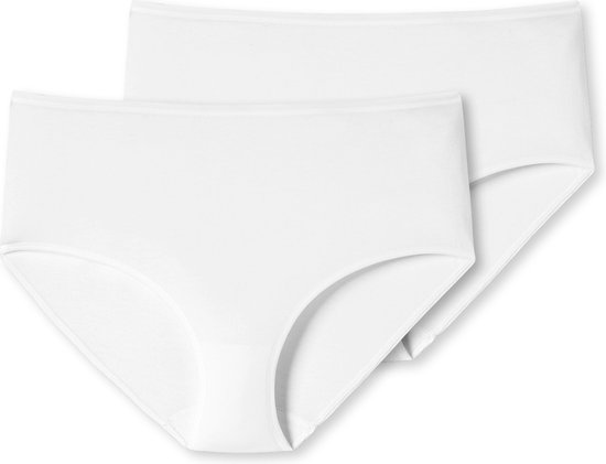 Schiesser 2Pack Midi Slip - Culotte Femme Cotton Biologique - Taille XL