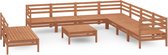 vidaXL-10-delige-Loungeset-massief-grenenhout-honingbruin