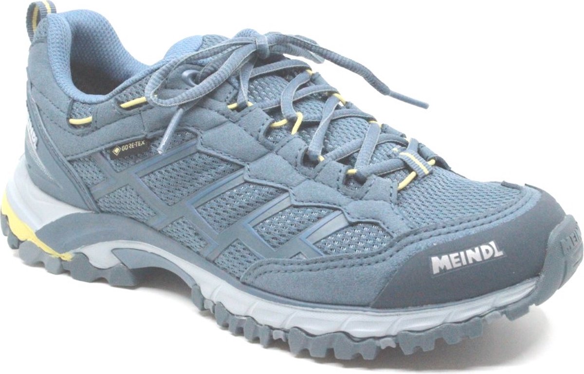 Meindl Caribe Lady Gtx Dames Lage Wandelschoen Eisgrau/Gelb 6 5/40 Multicolor