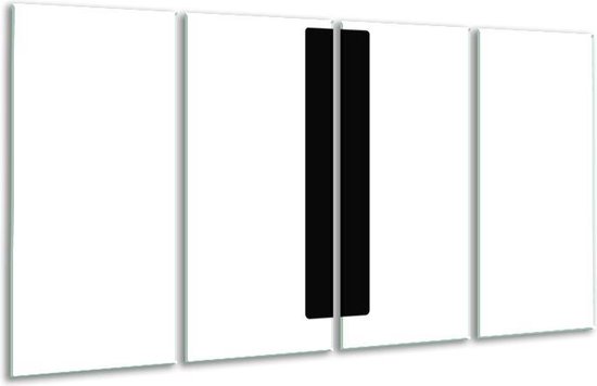 Peinture sur verre Abstrait | Blanc, Noir | 160x80cm 4 Liège | Tirage photo sur verre |  F006965
