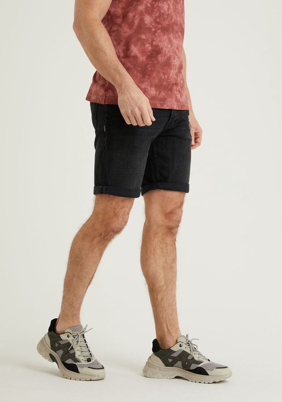 Chasin' Broek Korte spijkerbroek EGO.S Panter Zwart Maat XL | bol.com