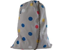 Bluvardi Katoenen waszak -Heavy Duty XXL- met trekkoord - Happy colors
