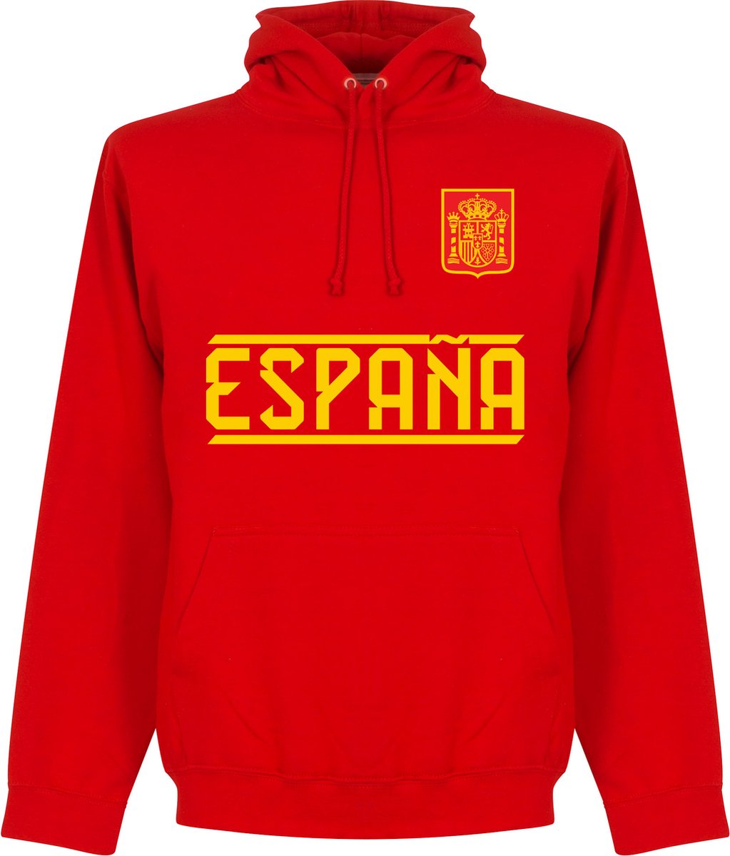 Spanje Team Hoodie - Rood - XL