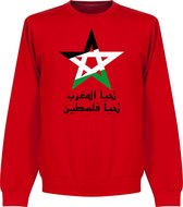 Viva Marokko Palestina Sweater - Rood - XXL