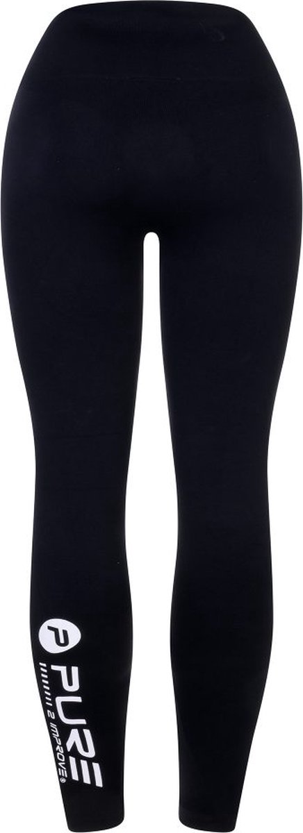 Pure2Improve Sportlegging Dames - Maat XS - Zwart - Trainingsbroek Dames - Sportbroek van Pure2Improve — afbeelding 2