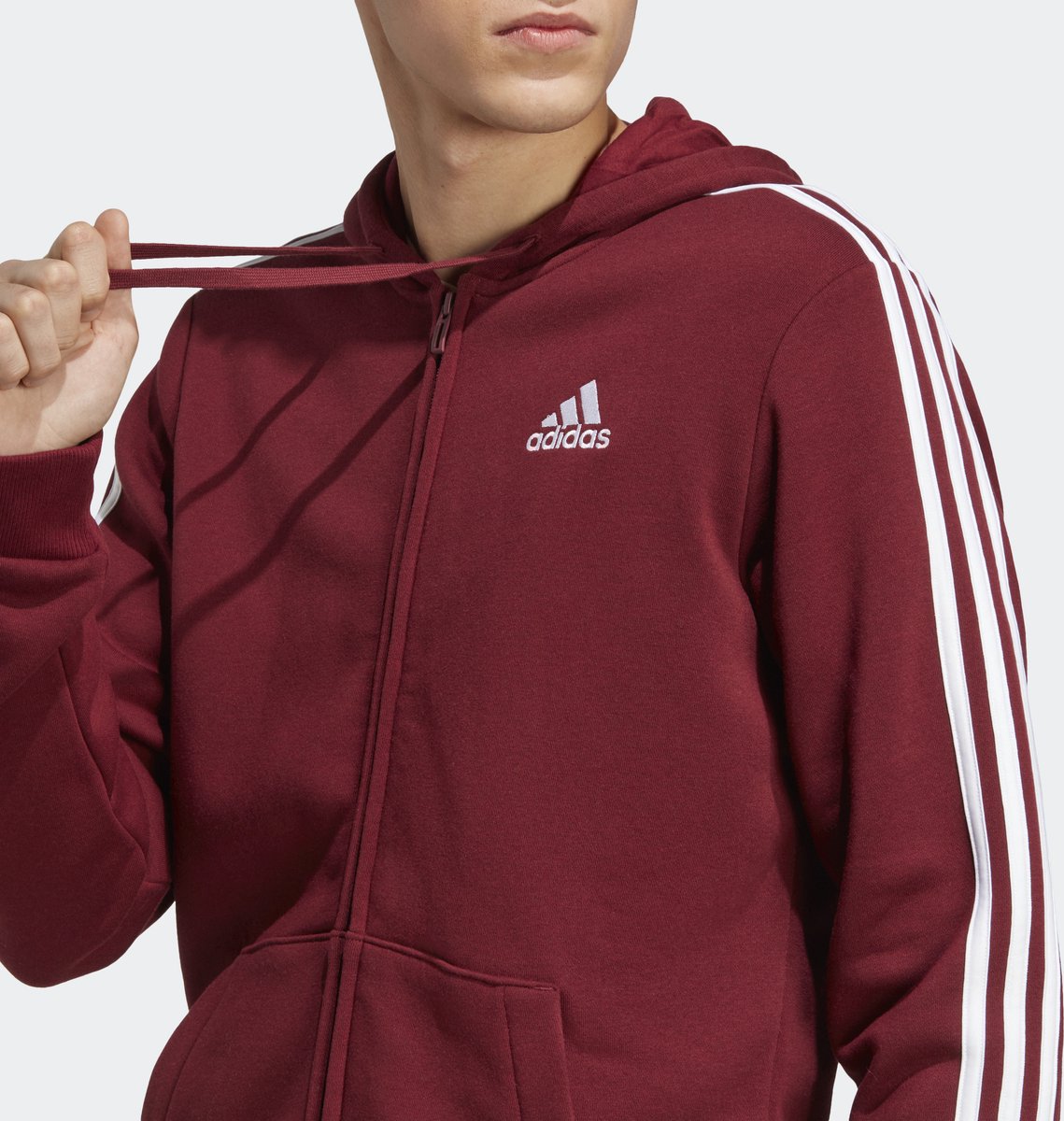 Adidas vest top bordeaux rood