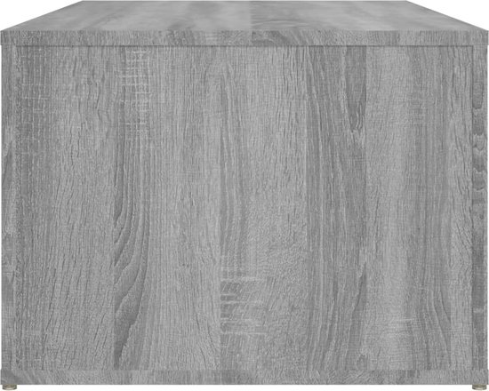 vidaXL Bijzettafel 40x42x50 cm bewerkt hout grijs sonoma eikenkleurig