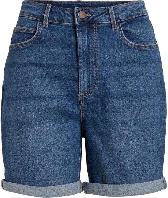 Vila Pants Vijo Hw Mbd Shorts/su - Noos 14084720 Medium Blue Demin Ladies Size - W36