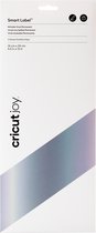 Cricut Joy Smart Label - beschrijfbaar vinyl - permanent - zilver - 14x33cm - 4 vellen
