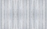 Fotobehang - Vlies Behang - Grijze Houten Planken - 208 x 146 cm