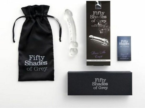 Foto: Fifty shades of grey glazen massage wand dildo 19cm