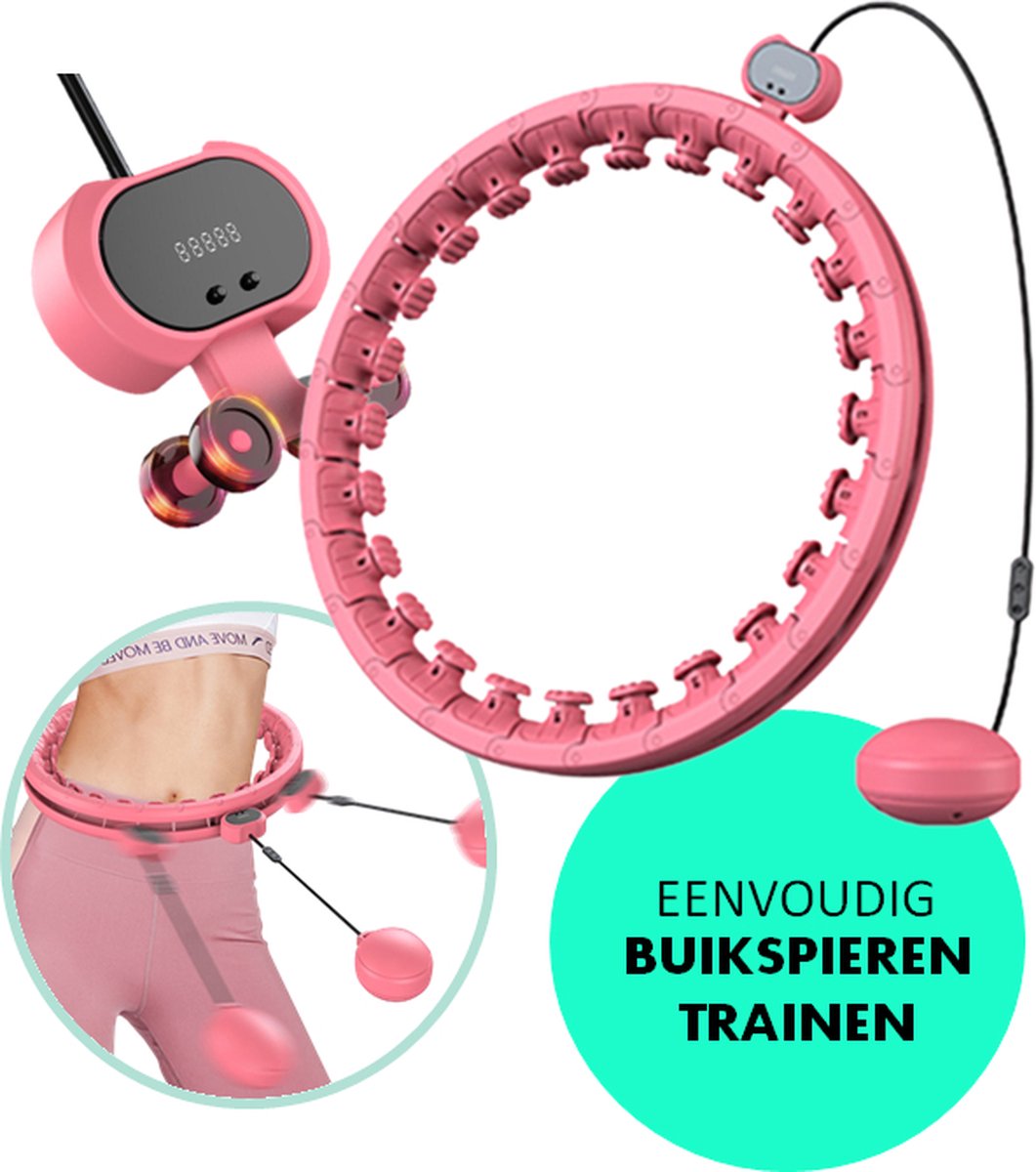 Hoepel 22 inch zwart Siliconen soft-grip 6-Lips