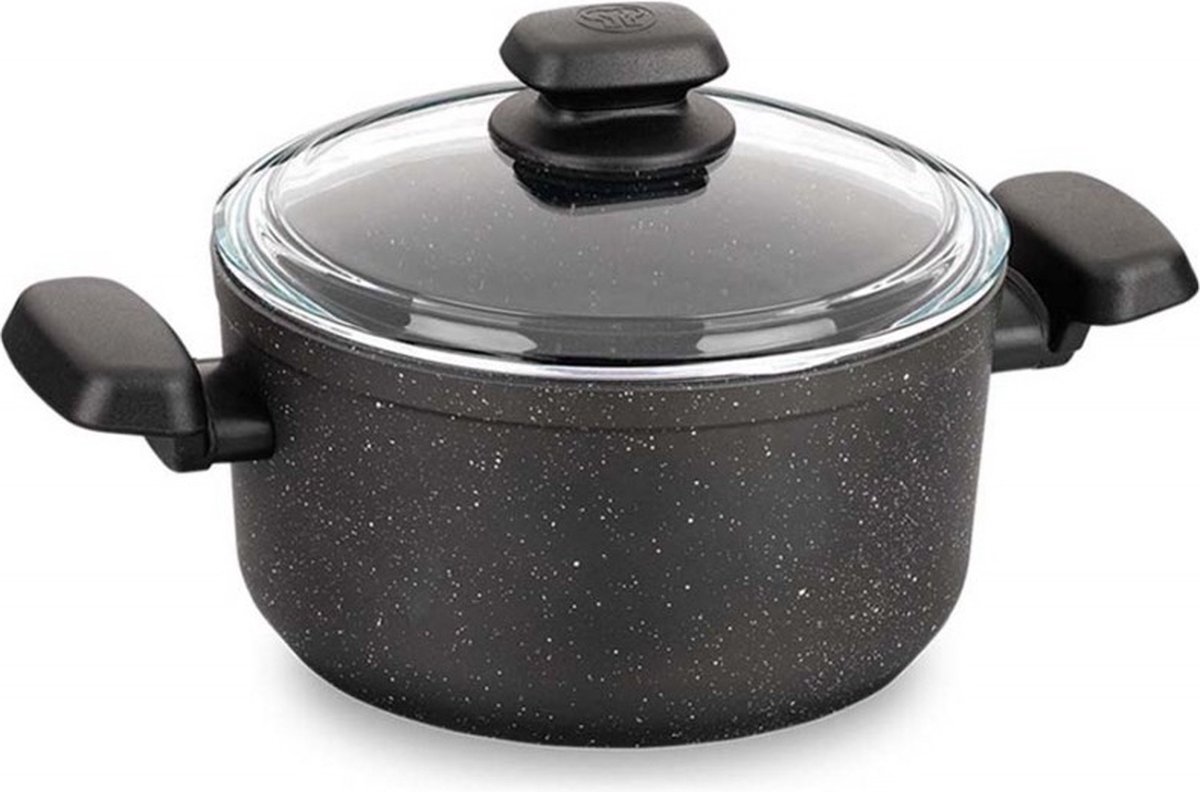 Korkmaz Ornella aluminium braadpan 28 cm 8L met 5-laagse anti-aanbaklaag