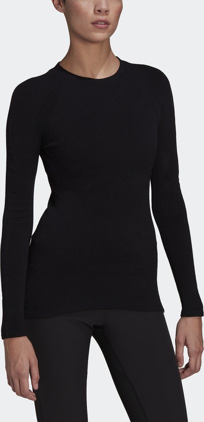 adidas longsleeve dames groen