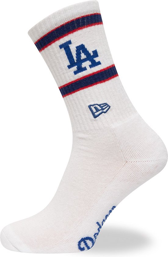 New Era MLB Los Angeles Dodgers Socks PREMIUM - 39/42 - Sportsokken Wit - Sokken Wit Unisex - Sokken Heren 39 42