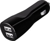 Hama Autodetect dual-USB autolader 4.8A zwart