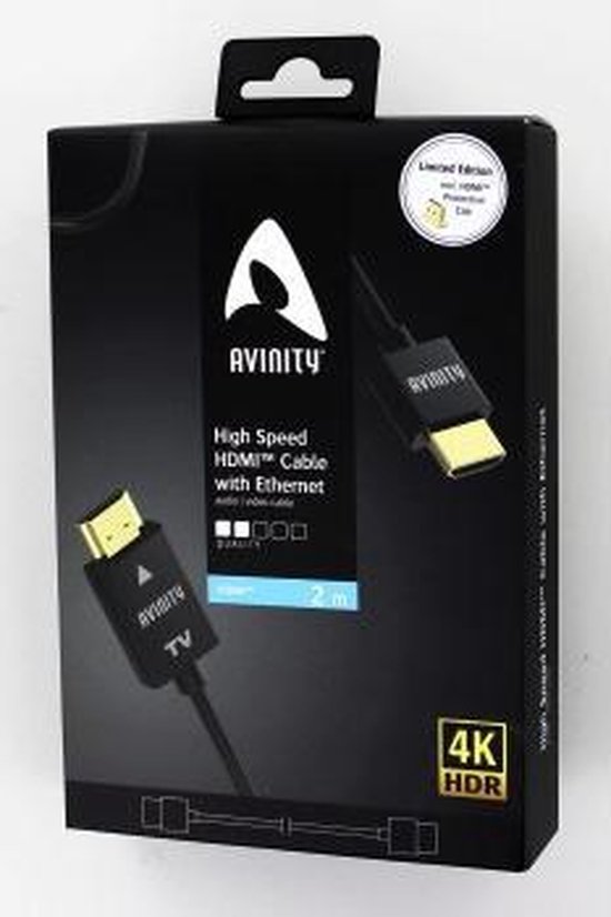 Avinity High-speed HDMI™-kabel Ultradun Verguld Ethernet 2,0 M | bol.com
