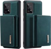 DG Ming Hoesje voor de Samsung Galaxy A53 - Back Cover met Magnetische Kaarthouder - Telefoonhoesje met Pasjeshouder op achterkant Groen