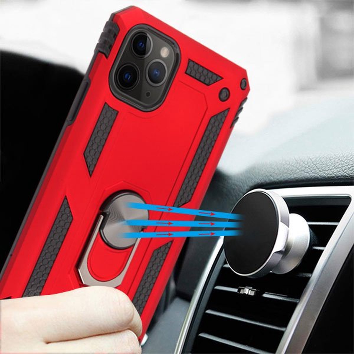 Phonecare - Kit Coque Magnétique Lux + Support Voiture Magnétique pour iPhone  13 Pro - Coque, étui smartphone - Rue du Commerce