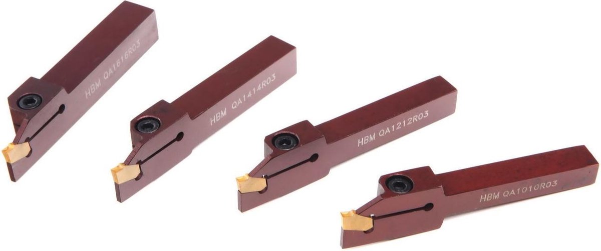 HBM 10mm Afsteekhouder / Langsdraaibeitel met 3mm HM Wisselplaat