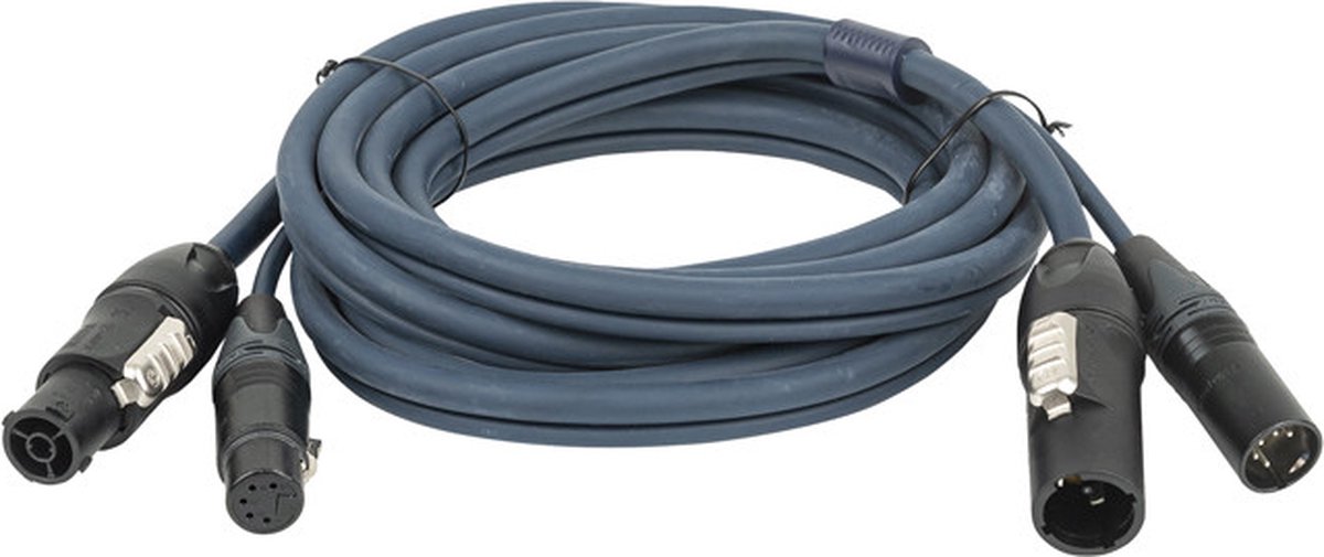 DAP FP-14 hybride kabel PowerCON True1 - 5p XLR 6 meter