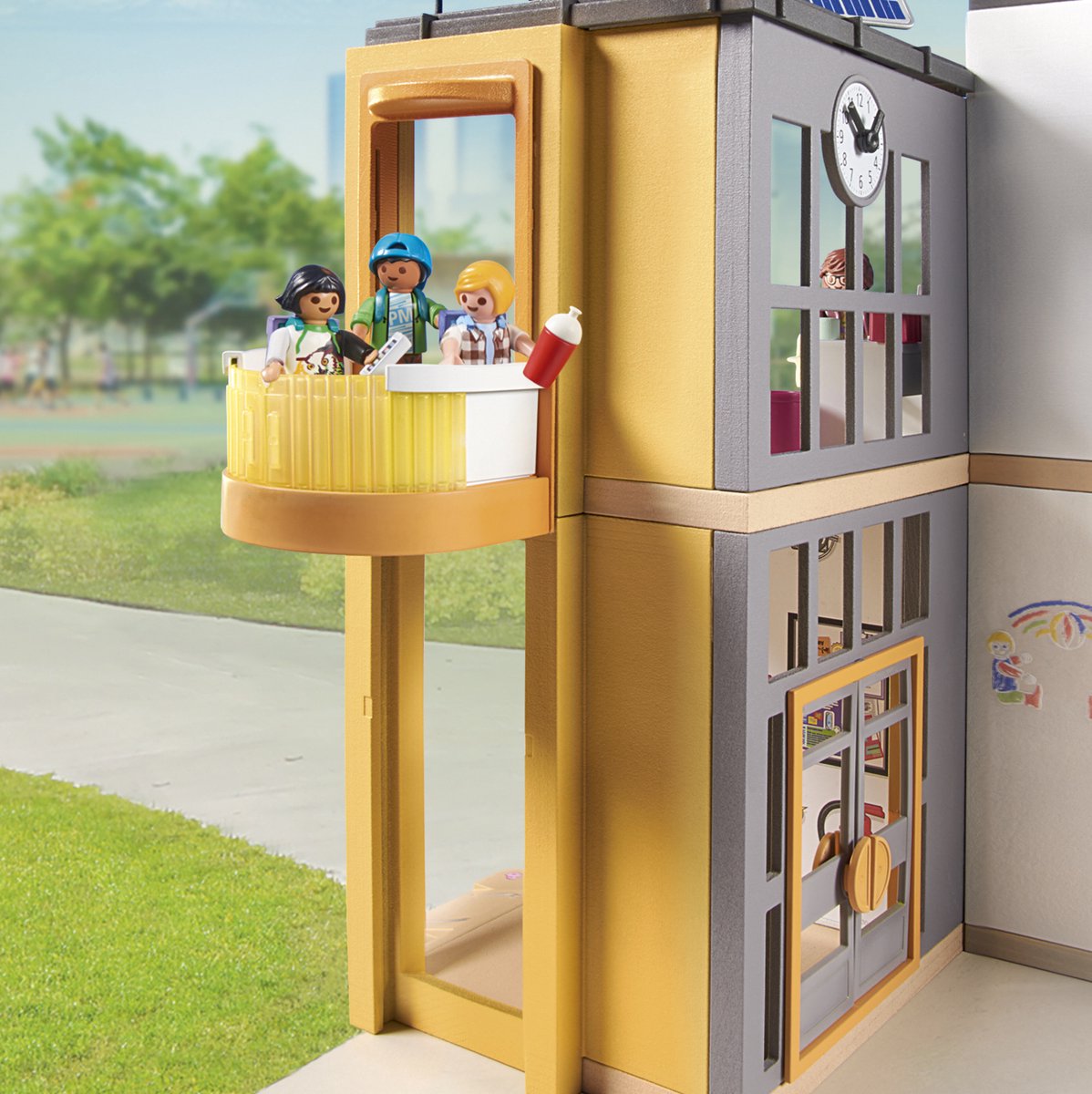 PLAYMOBIL City Life Grote school - 71327 — afbeelding 3