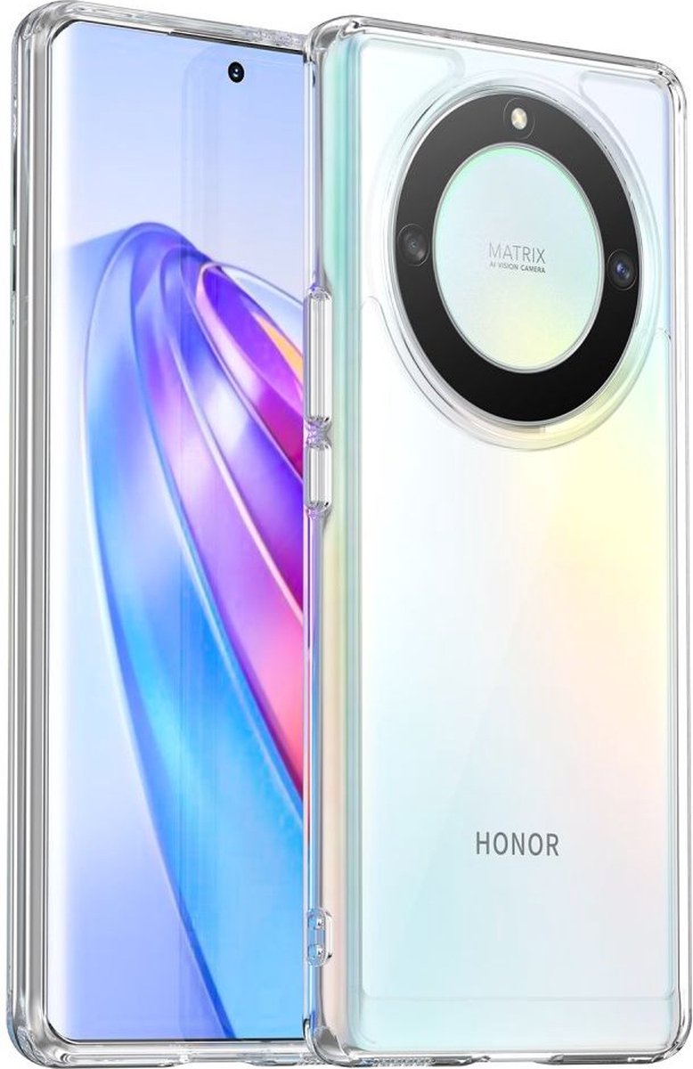 Honor Magic5 Lite Hoesje Acryl Back Cover Transparant