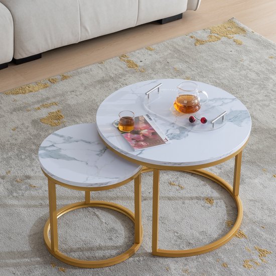 Ronde Salontafel Met Opbergruimte Ronde Salontafel Met Opbergruimte