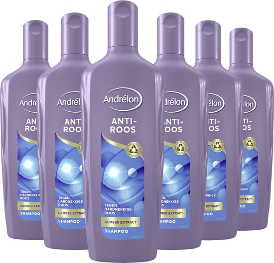 Andrélon Anti-Roos Shampoo - 6 x 300 ml - Voordeelverpakking - Andrélon