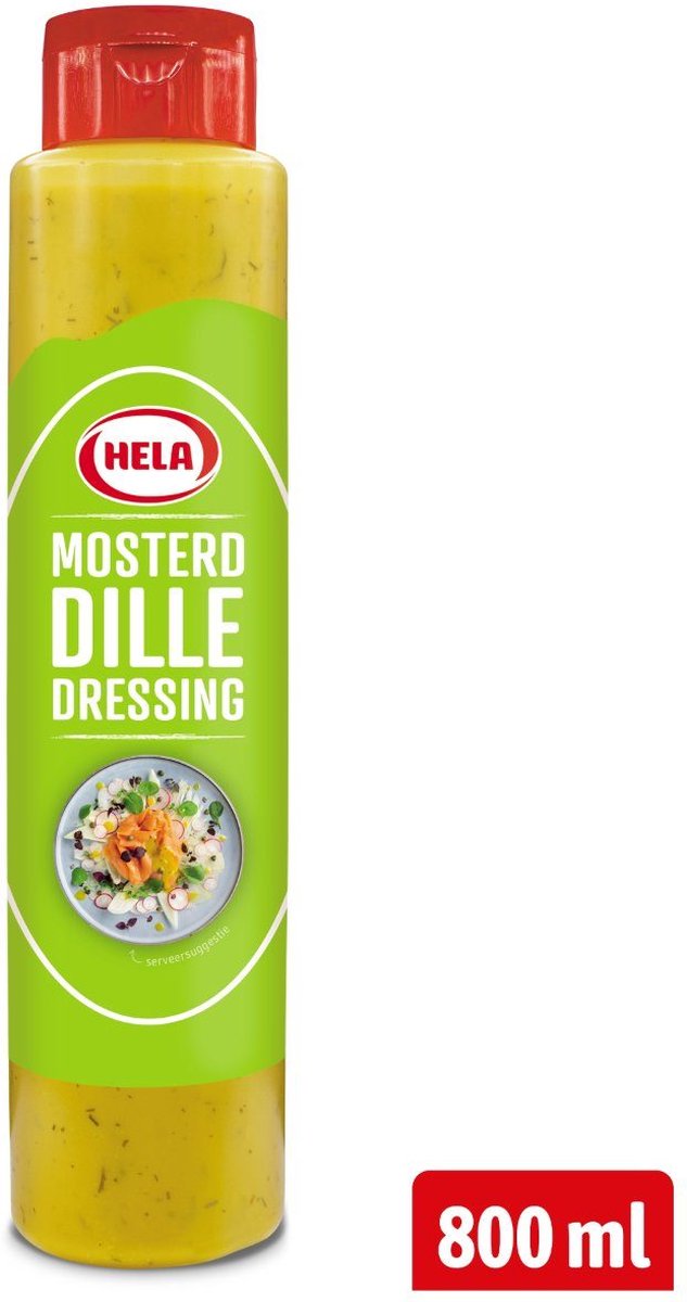 Hela - Mosterd Dille Dressing - 800 ml
