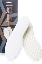 Springyard Classic Summer Cotton - Semelle intérieure en tissu éponge - garde les pieds au sec et au frais - absorbe l'humidité - prévient les odeurs - confort supplémentaire - taille 40 - 1 paire